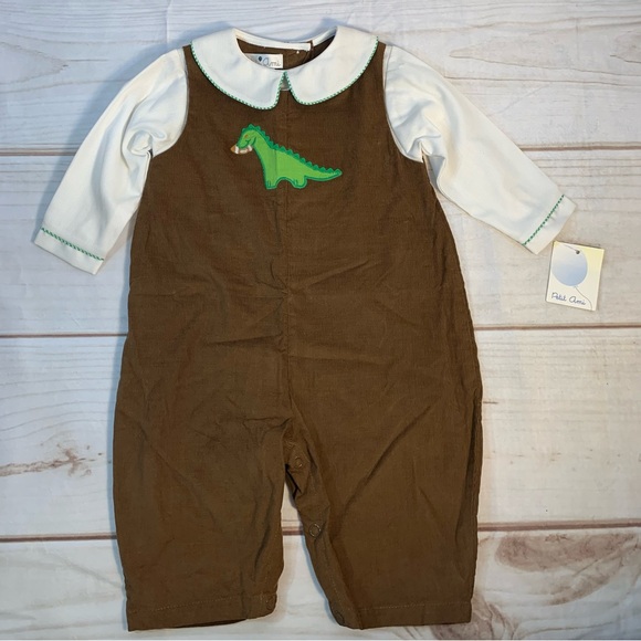 Petit Ami Brown Corduroy One Piece Size 6M - Picture 1 of 3